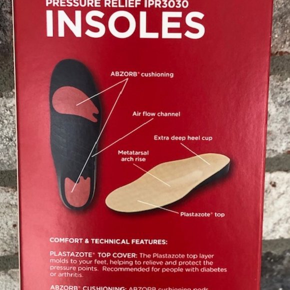 New Balance Pressure Relief IPR303 Insoles W 7.5/M6 - Picture 14 of 16